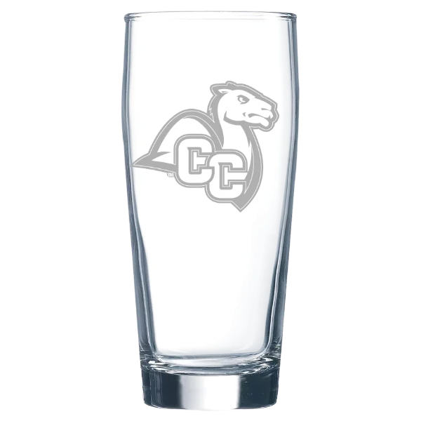 Connecticut College Polar Camel 16 oz. Willi Becher Beer Glass