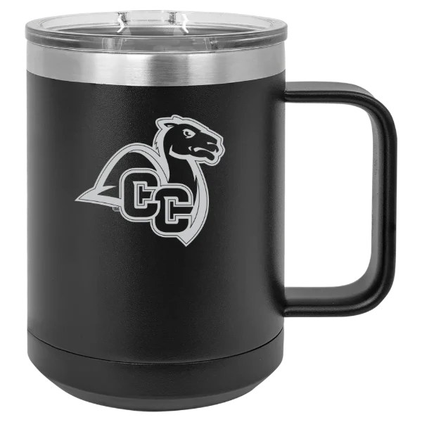 Connecticut College Polar Camel 15 oz. Mug with Slider Lid
