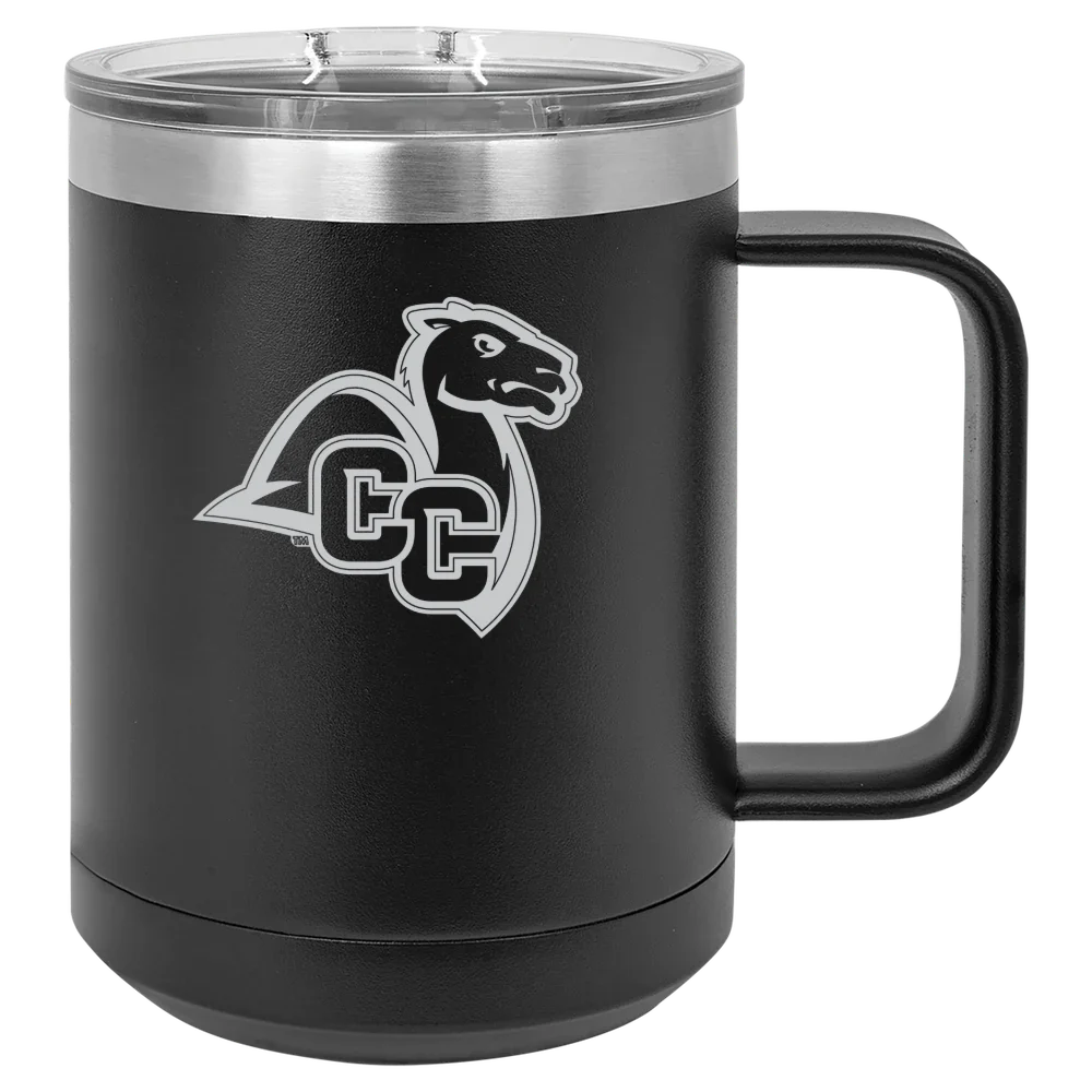 Connecticut College Polar Camel 15 oz. Mug with Slider Lid