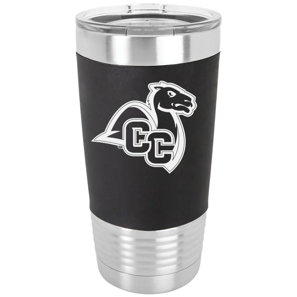 Connecticut College Polar Camel 20 oz. Silicone Grip Tumbler with Standard Lid