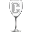 Cornell College Polar Camel 10 1/2 oz. Wine Glass