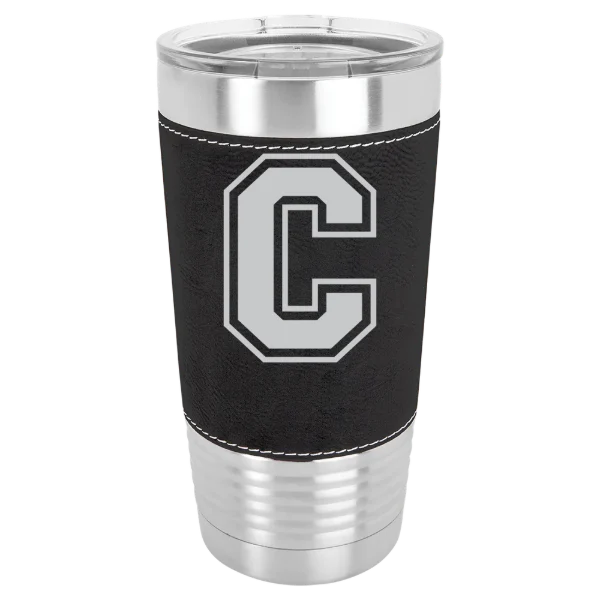 Cornell College Polar Camel 20 oz. Leatherette Grip Tumbler with Standard Lid