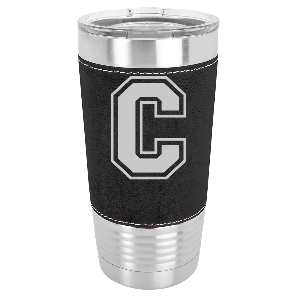 Cornell College Polar Camel 20 oz. Leatherette Grip Tumbler with Standard Lid
