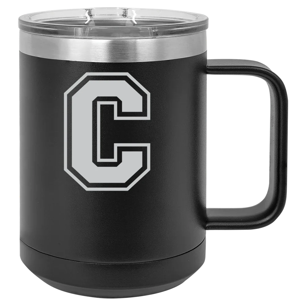 Cornell College Polar Camel 15 oz. Mug with Slider Lid