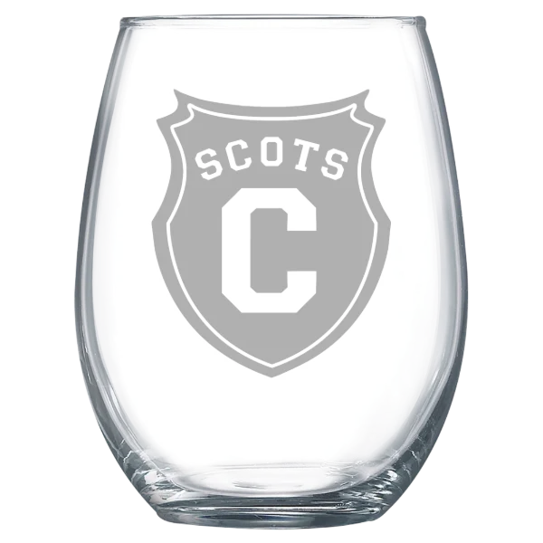 Covenant College Polar Camel 15 oz. Stemless Wine Glass