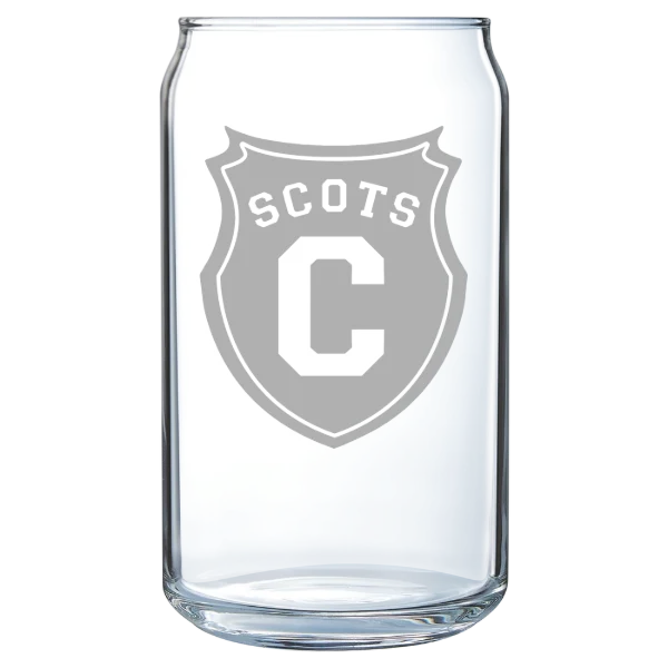 Covenant College Polar Camel 16 oz. Can Glass