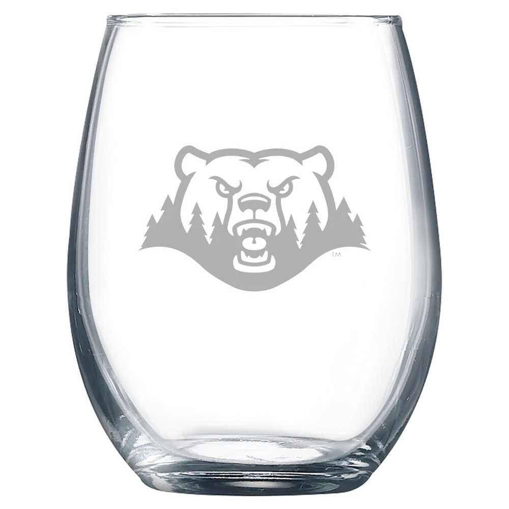 Crown College (Minnesota) Polar Camel 9 oz. Stemless Wine Glass