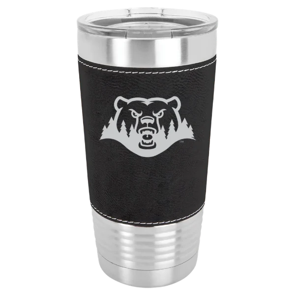 Crown College (Minnesota) Polar Camel 20 oz. Leatherette Grip Tumbler with Standard Lid