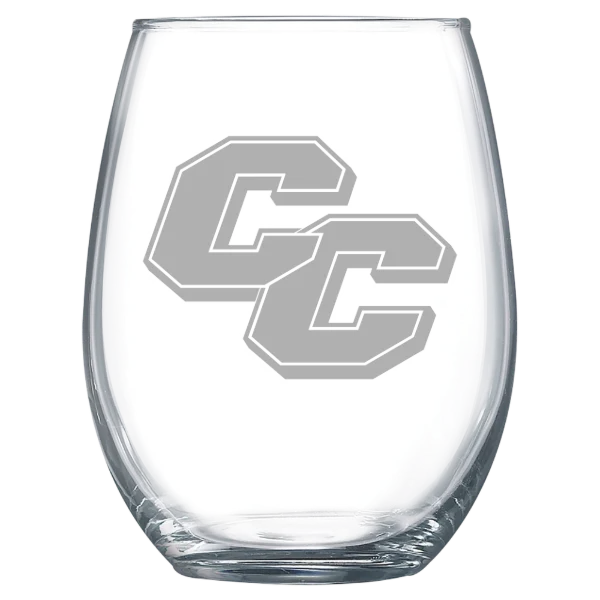 Curry College Polar Camel 15 oz. Stemless Wine Glass
