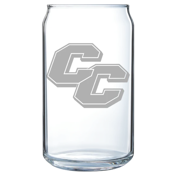 Curry College Polar Camel 16 oz. Can Glass