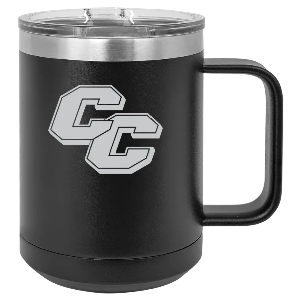 Curry College Polar Camel 15 oz. Mug with Slider Lid