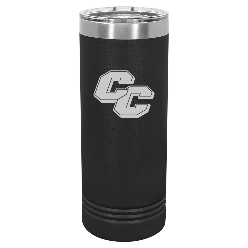 Curry College Polar Camel 22 oz. Skinny Tumbler with Slider Lid