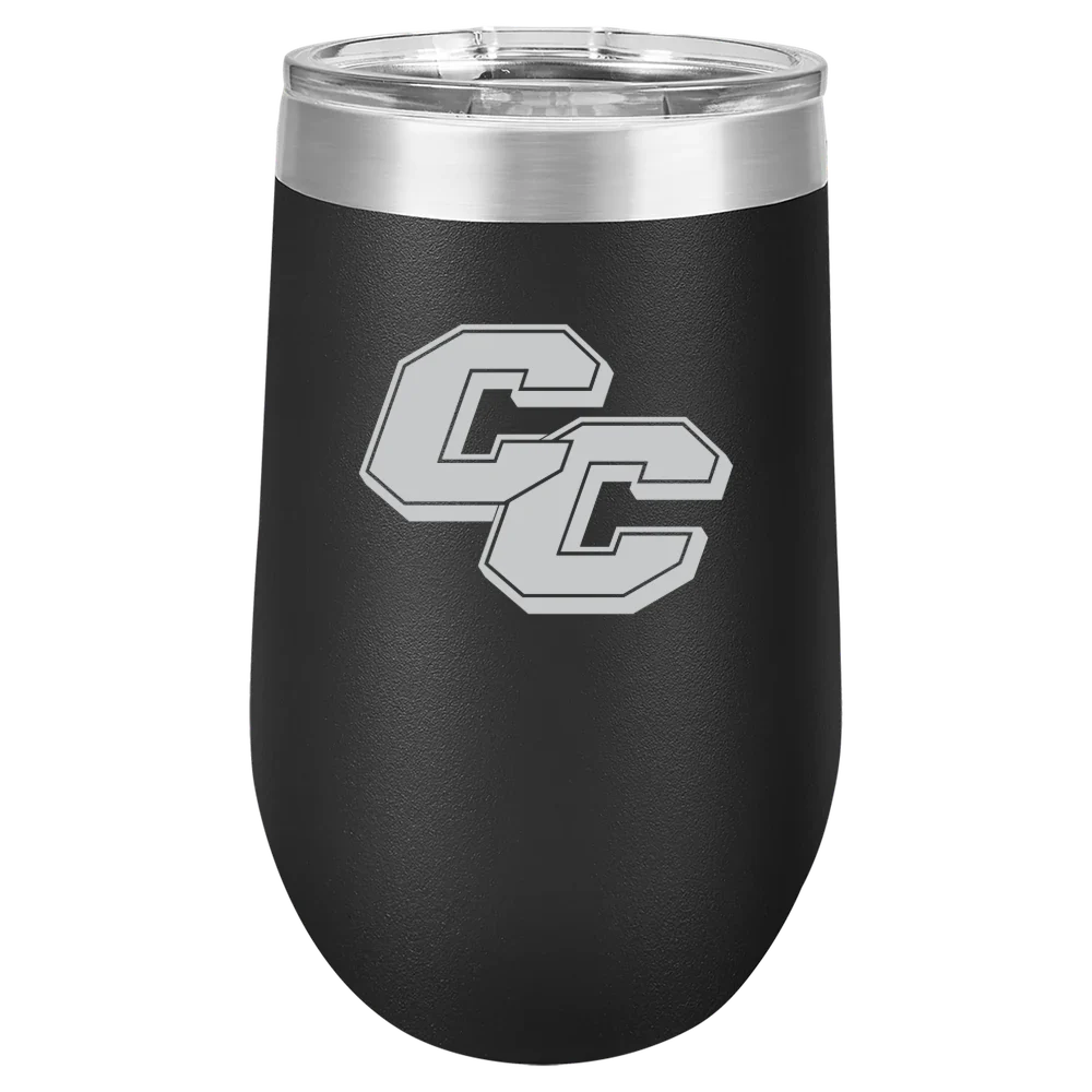 Curry College Polar Camel 16 oz. Stemless Wine Tumbler