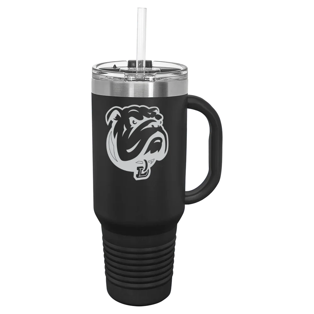 Dean College Polar Camel 40 oz. Travel Mug with Snap Lid & Straw