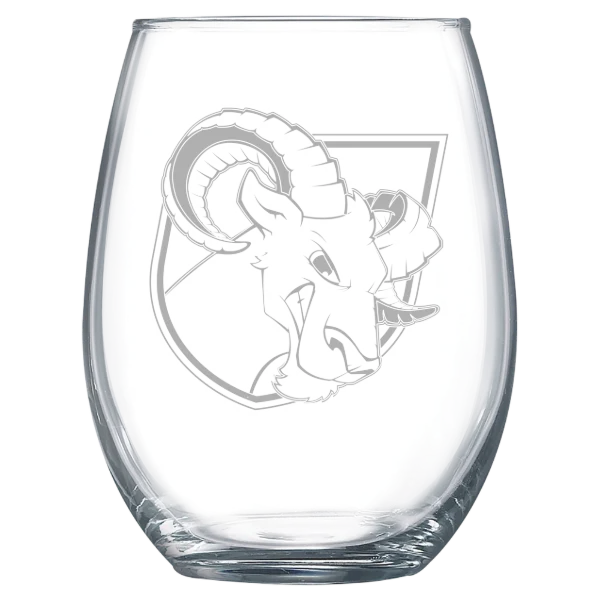 Delaware Valley University Polar Camel 15 oz. Stemless Wine Glass