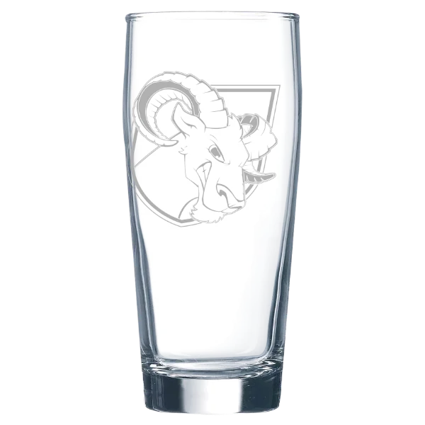 Delaware Valley University Polar Camel 16 oz. Willi Becher Beer Glass