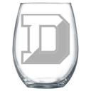 Denison University Polar Camel 15 oz. Stemless Wine Glass
