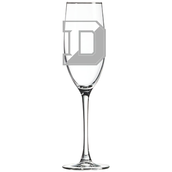 Denison University Polar Camel 8 oz. Champagne Flute