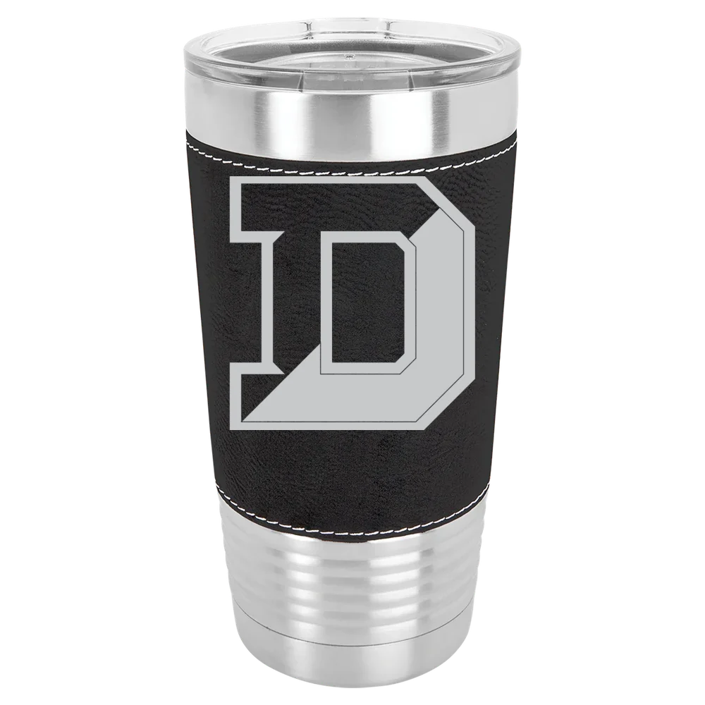 Denison University Polar Camel 20 oz. Leatherette Grip Tumbler with Standard Lid