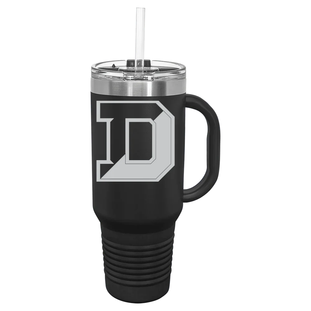 Denison University Polar Camel 40 oz. Travel Mug with Snap Lid & Straw