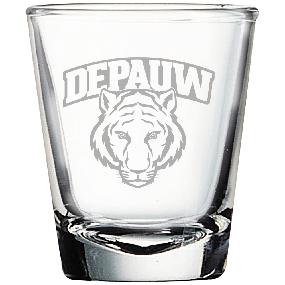 DePauw University Polar Camel 1.7 oz. Shot Glass