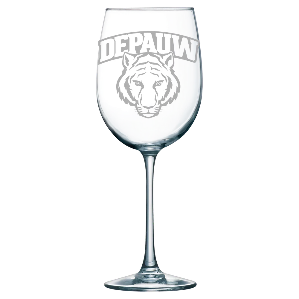 DePauw University Polar Camel 19 oz. Wine Glass