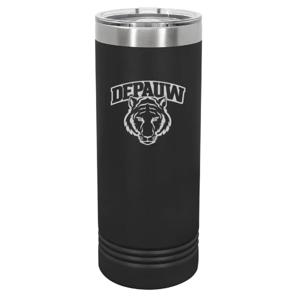 DePauw University Polar Camel 22 oz. Skinny Tumbler with Slider Lid