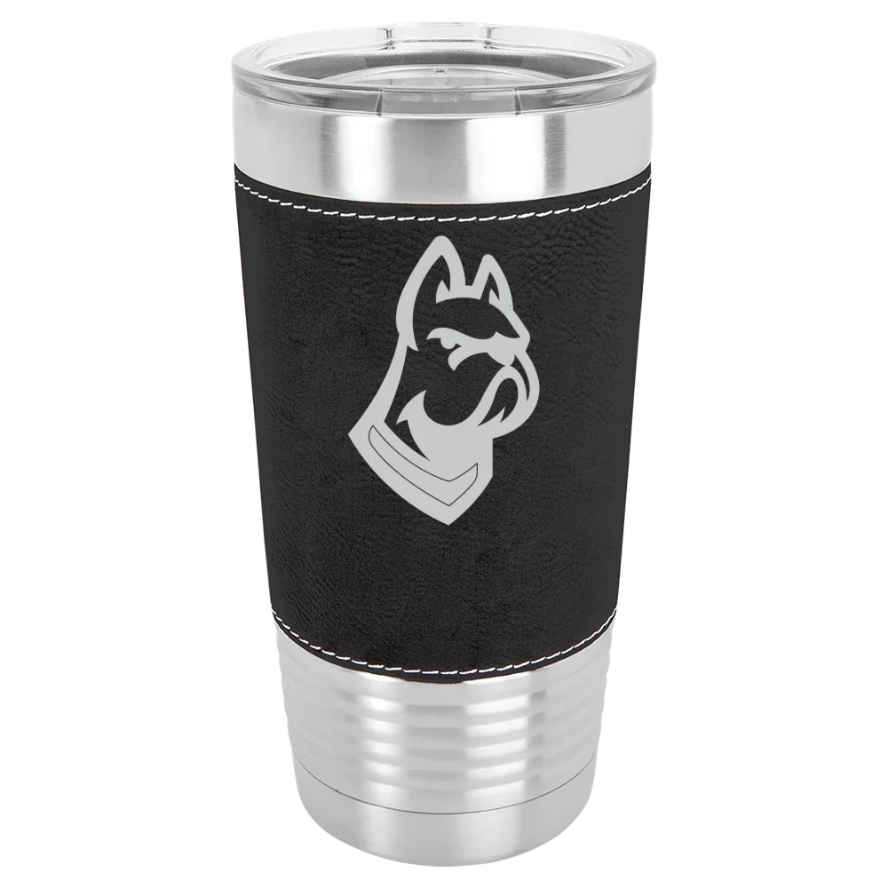 DeSales University Polar Camel 20 oz. Leatherette Grip Tumbler with Standard Lid