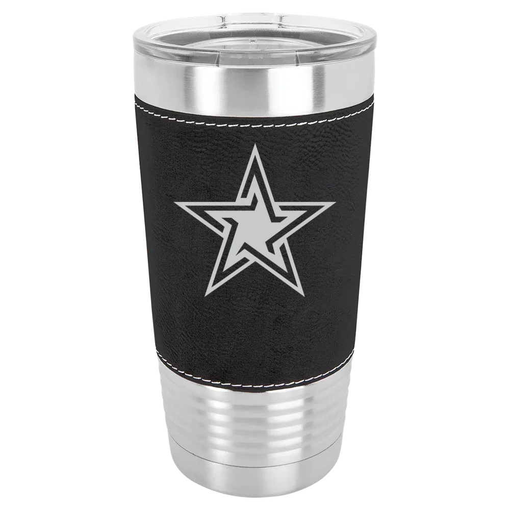 Dominican University (Illinois) Polar Camel 20 oz. Leatherette Grip Tumbler with Standard Lid