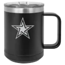 Dominican University (Illinois) Polar Camel 15 oz. Mug with Slider Lid