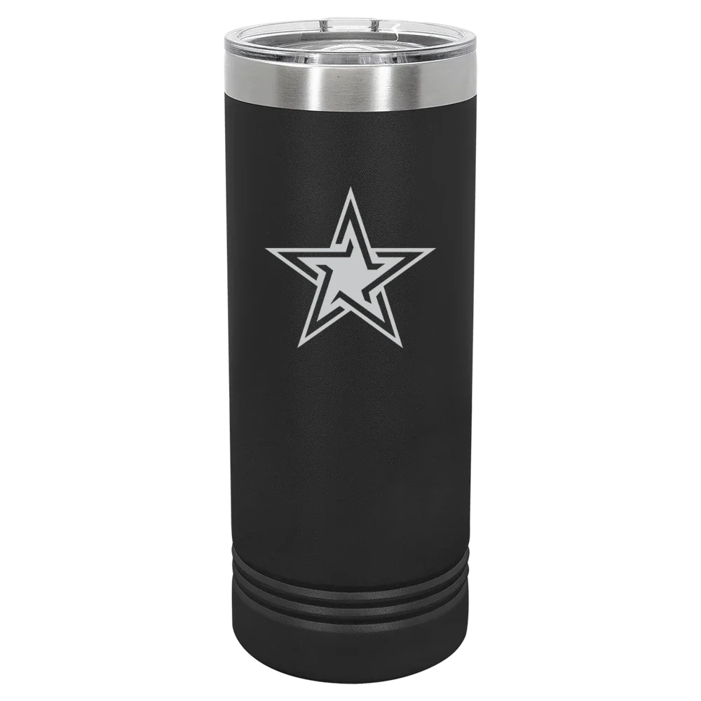 Dominican University (Illinois) Polar Camel 22 oz. Skinny Tumbler with Slider Lid