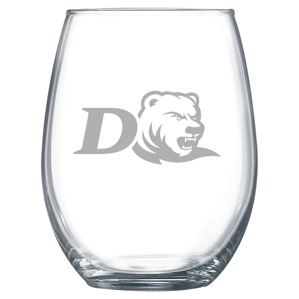 Drew University Polar Camel 15 oz. Stemless Wine Glass