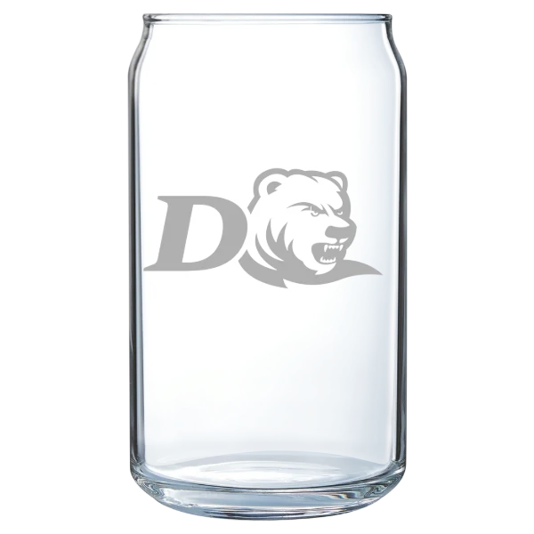 Drew University Polar Camel 16 oz. Can Glass