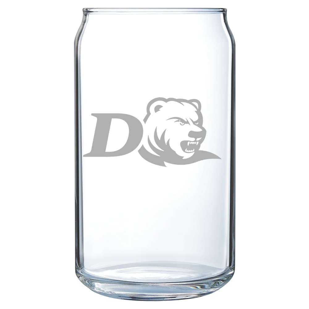 Drew University Polar Camel 16 oz. Can Glass
