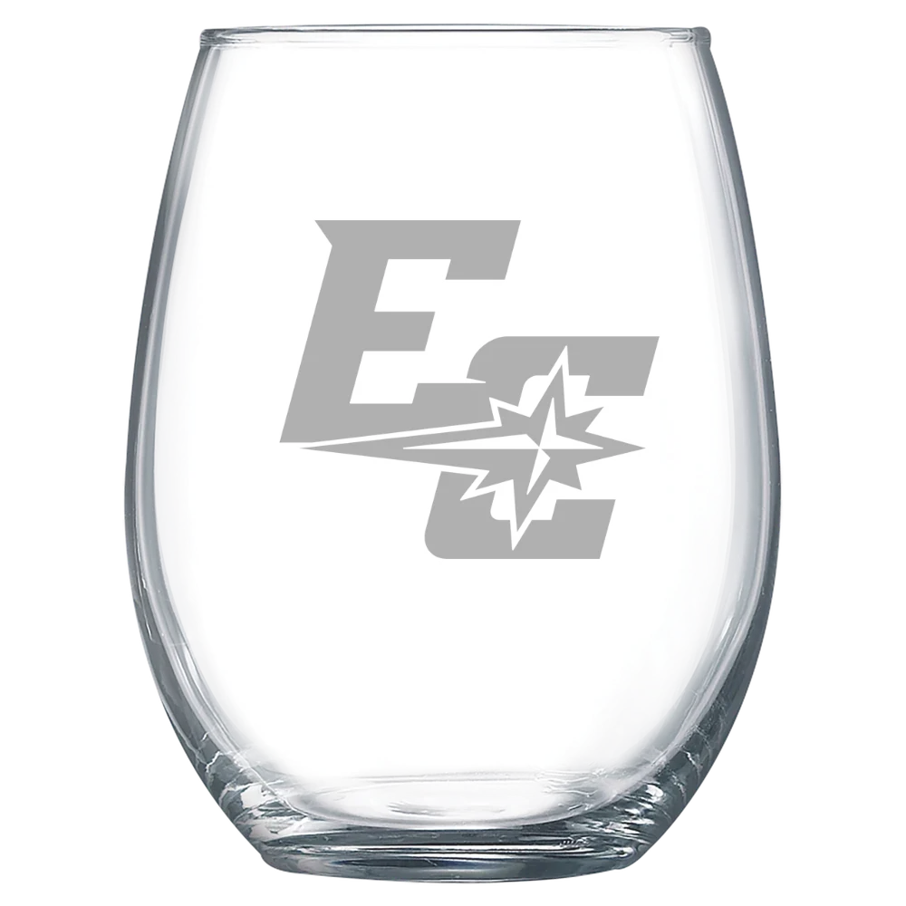 Earlham College Polar Camel 15 oz. Stemless Wine Glass