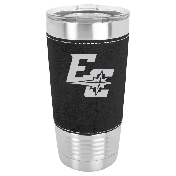 Earlham College Polar Camel 20 oz. Leatherette Grip Tumbler with Standard Lid