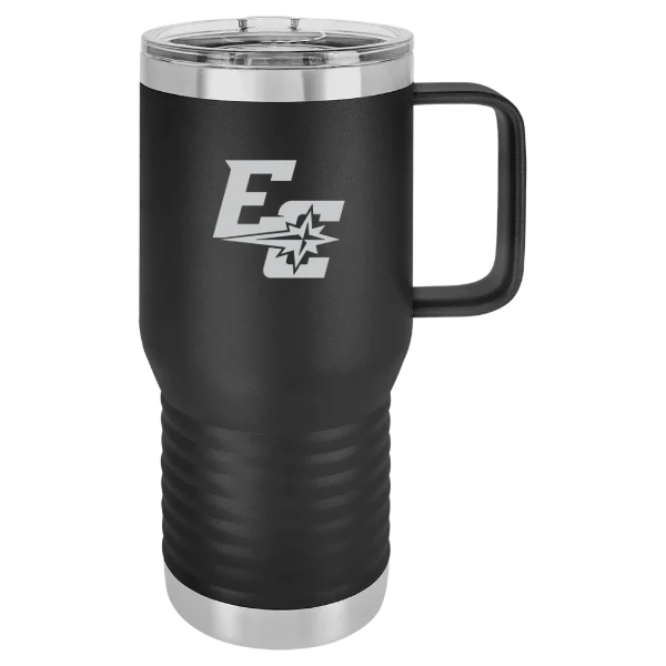 Earlham College Polar Camel 20 oz. Travel Mug with Slider Lid