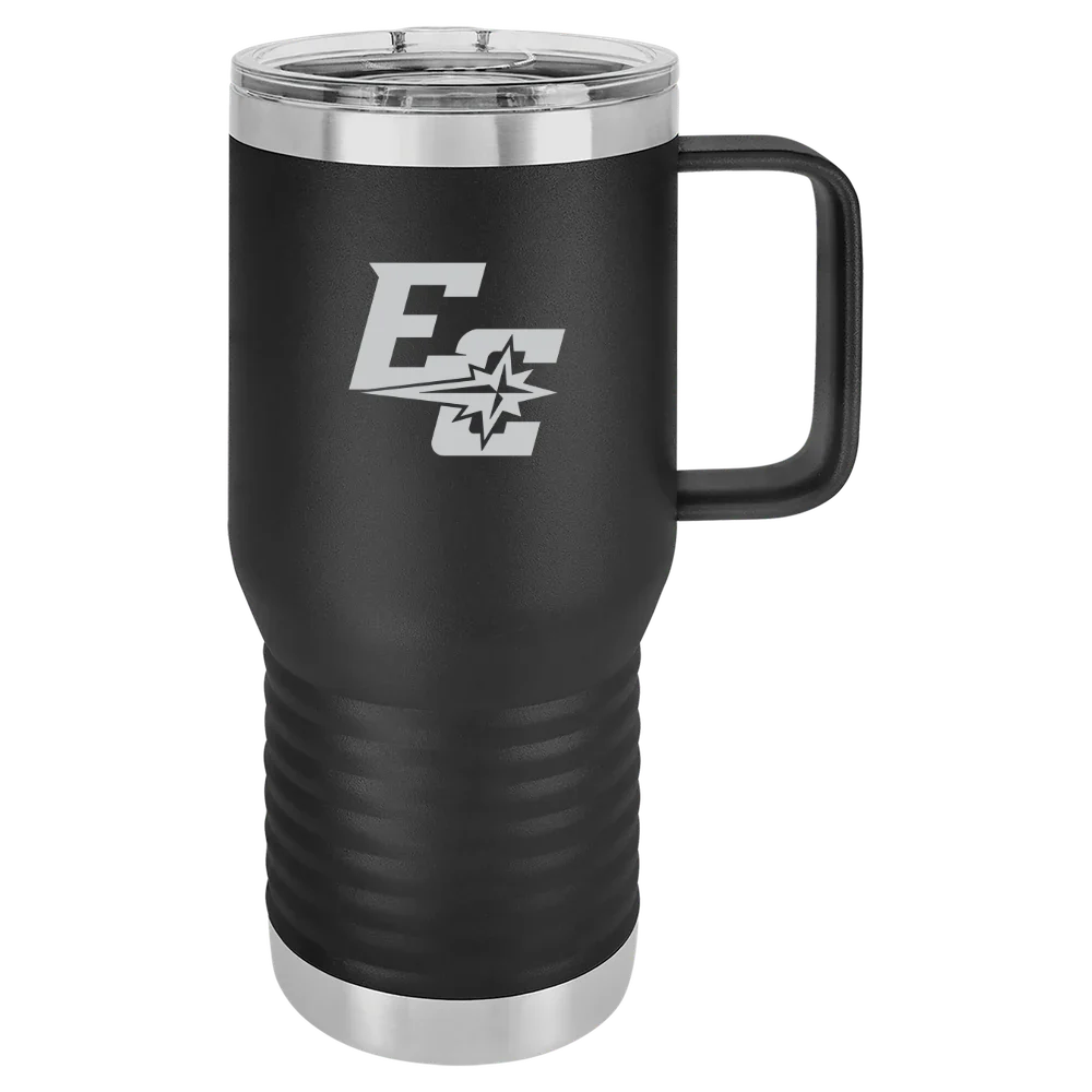 Earlham College Polar Camel 20 oz. Travel Mug with Slider Lid