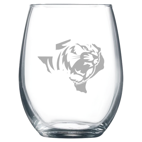 East Texas Baptist University Polar Camel 9 oz. Stemless Wine Glass
