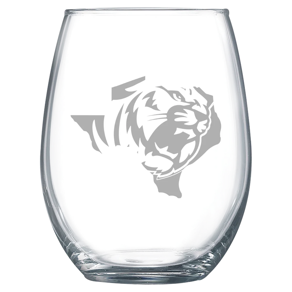 East Texas Baptist University Polar Camel 15 oz. Stemless Wine Glass