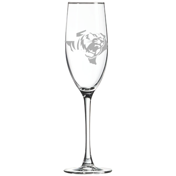 East Texas Baptist University Polar Camel 8 oz. Champagne Flute