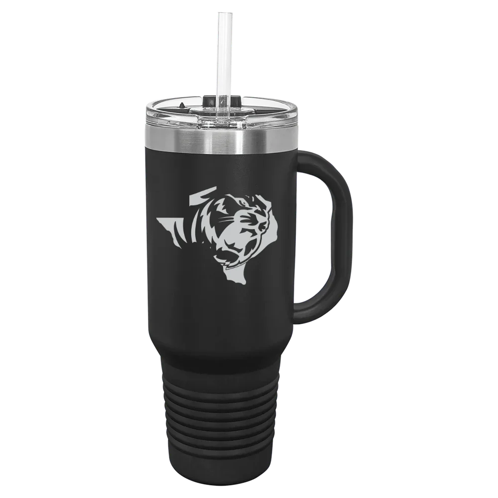East Texas Baptist University Polar Camel 40 oz. Travel Mug with Snap Lid & Straw