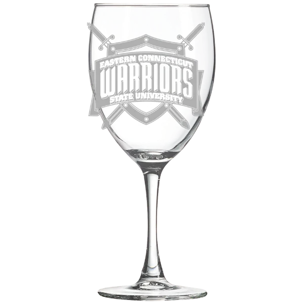 Eastern Connecticut State University Polar Camel 10 1/2 oz. Wine Glass