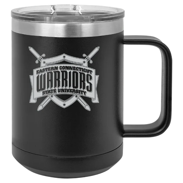 Eastern Connecticut State University Polar Camel 15 oz. Mug with Slider Lid