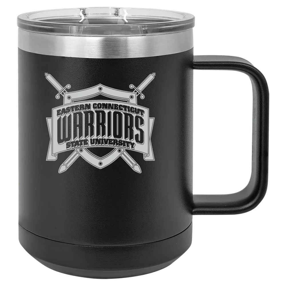 Eastern Connecticut State University Polar Camel 15 oz. Mug with Slider Lid