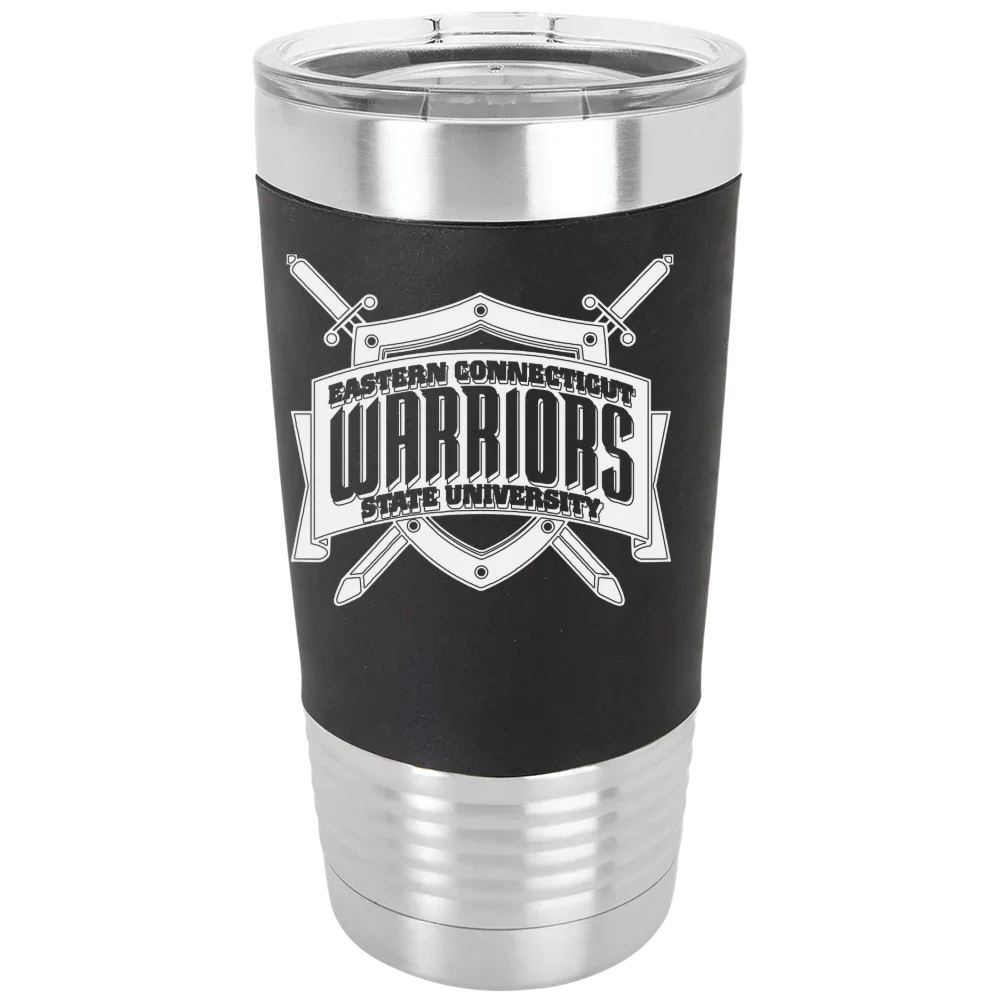 Eastern Connecticut State University Polar Camel 20 oz. Silicone Grip Tumbler with Standard Lid