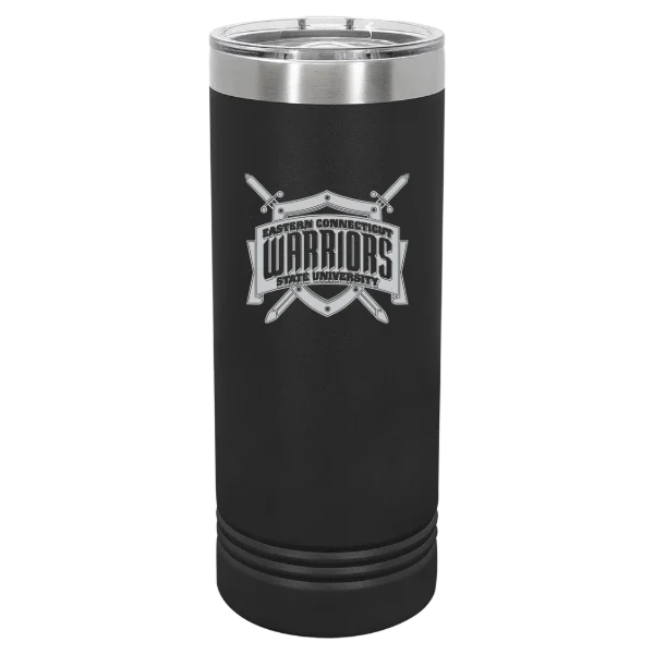 Eastern Connecticut State University Polar Camel 22 oz. Skinny Tumbler with Slider Lid
