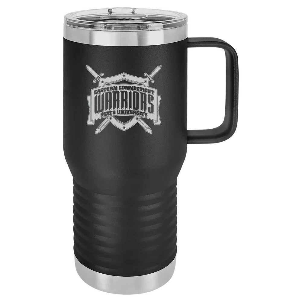 Eastern Connecticut State University Polar Camel 20 oz. Travel Mug with Slider Lid