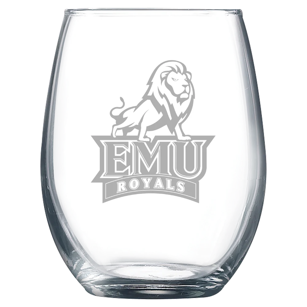 Eastern Mennonite University Polar Camel 9 oz. Stemless Wine Glass