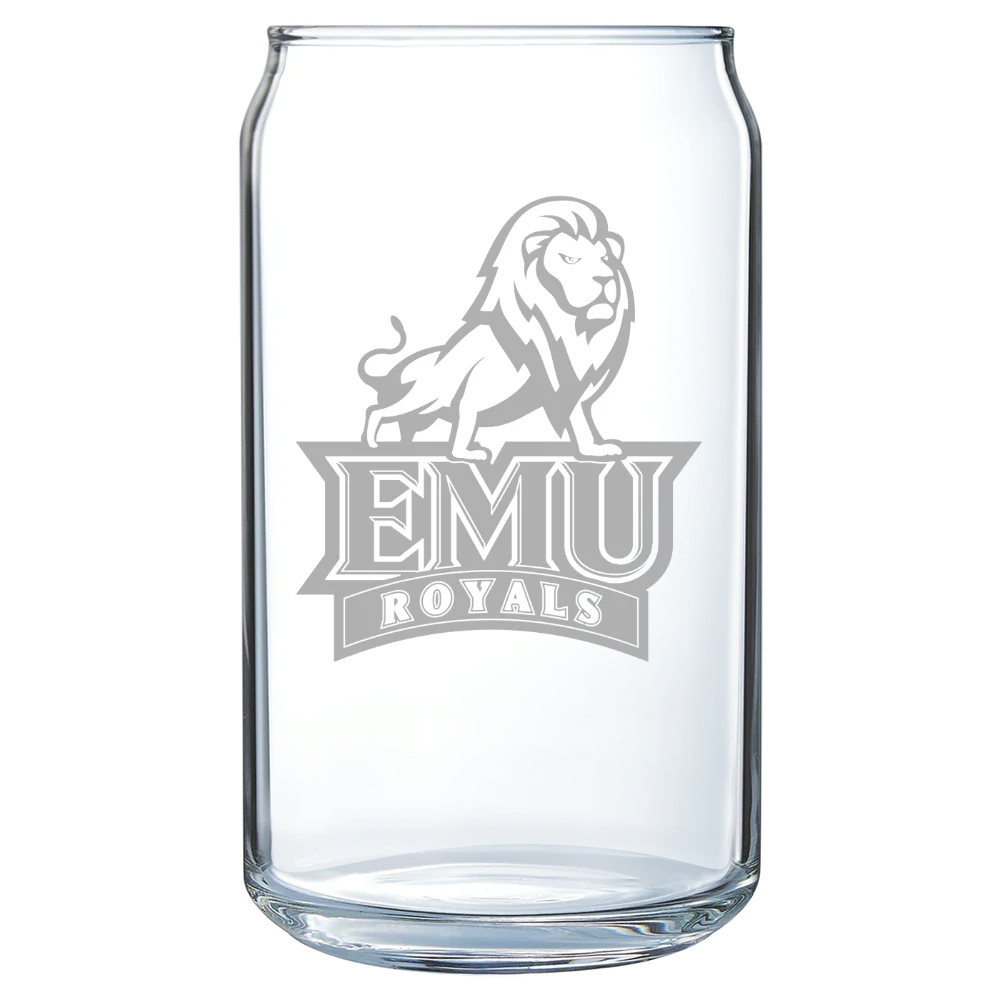 Eastern Mennonite University Polar Camel 16 oz. Can Glass